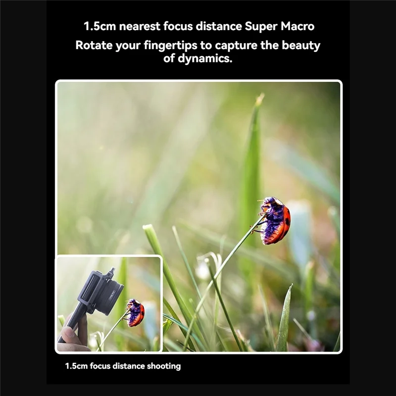 

Превосходный макрообъектив APEXEL ZM100 с 10-кратным зумом для смартфонов, комплект микрообъективов HD, поддерживает макросъемку