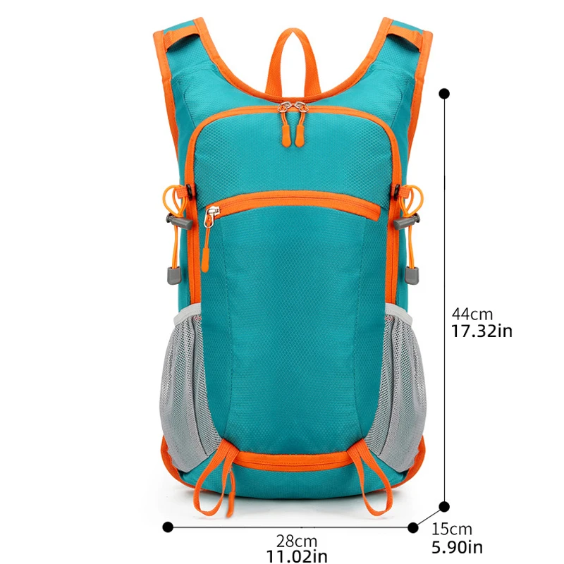 Zaino di grande capacità Zaino leggero da esterno per escursionismo, campeggio, arrampicata, borsa per acqua, zaino portaoggetti, borsa a tracolla per ciclismo, palestra sportiva