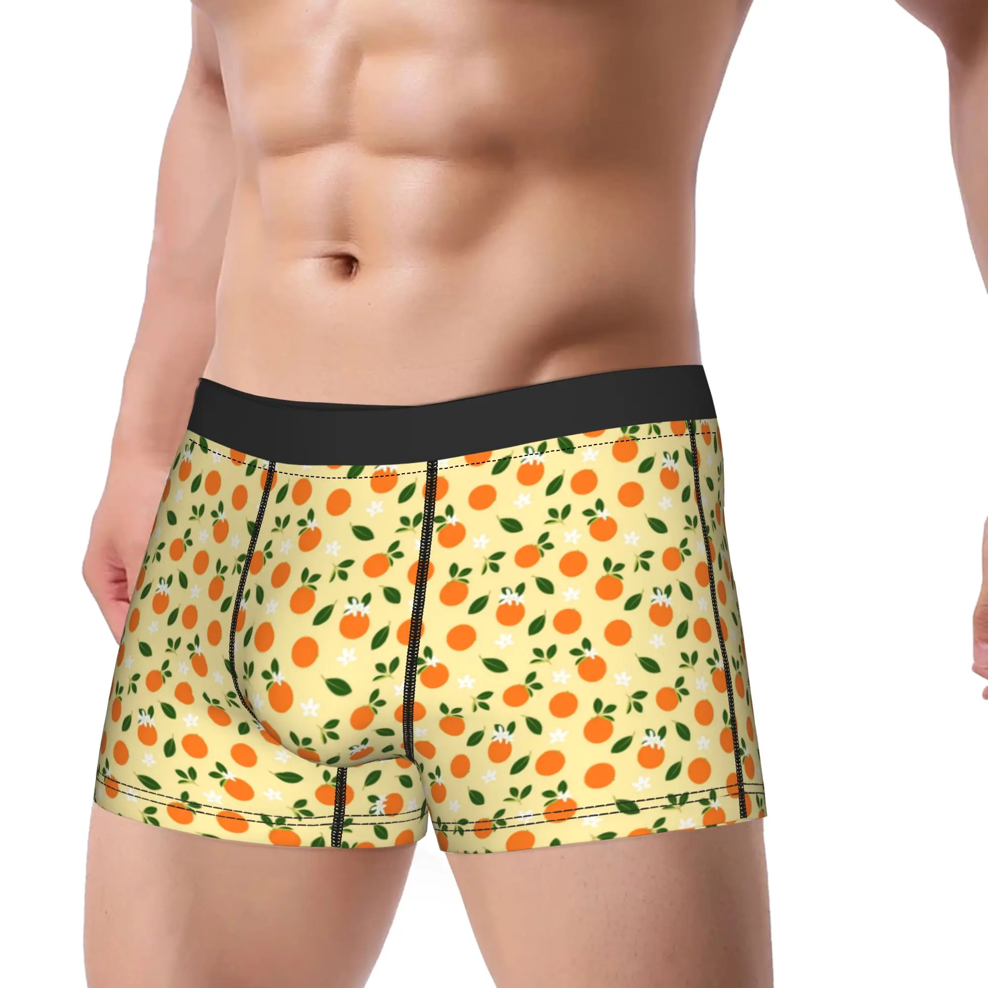 Cute Fruit Vegetable Boxer Shorts  Pouch Underwear High Quality Custom Shorts Briefs Comfortable Men Underpants Big Size