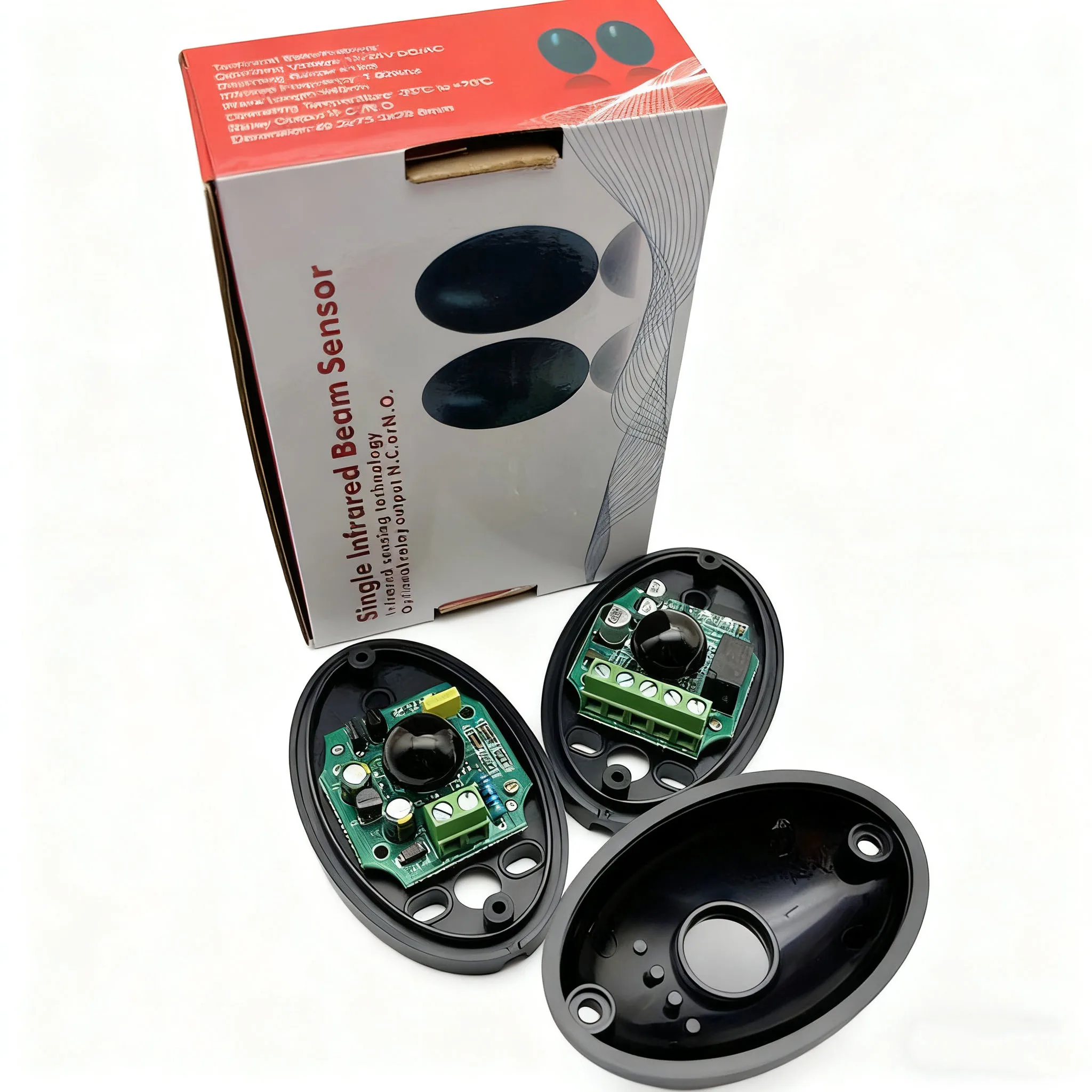 

Beam Detector Infrared Detector 1pair 20m Simple Beam Alarm Infrared Barrier Light Beam Infrared Sensor ​for Home Door Security