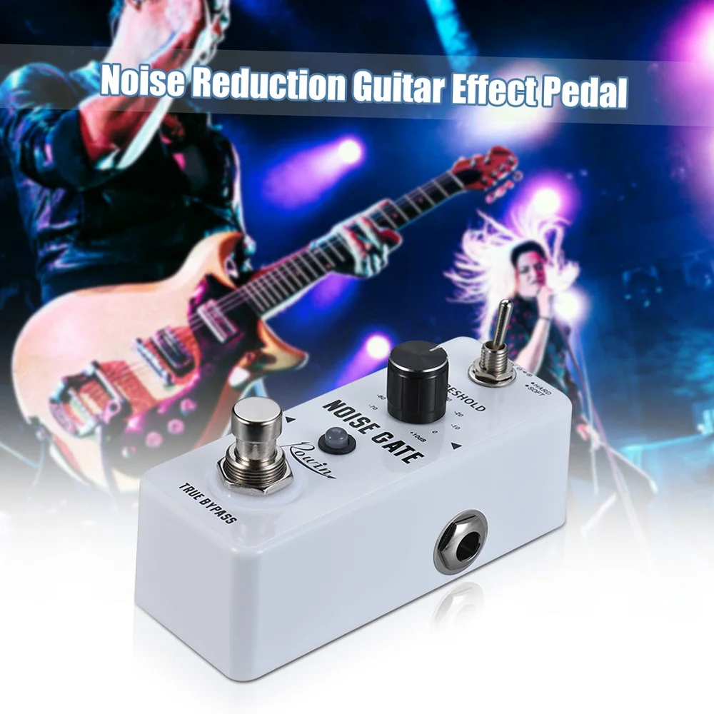 Noise Gate Noise Reduction Guitar Effect Pedal 2 Modes Aluminum Alloy Shell True Bypass