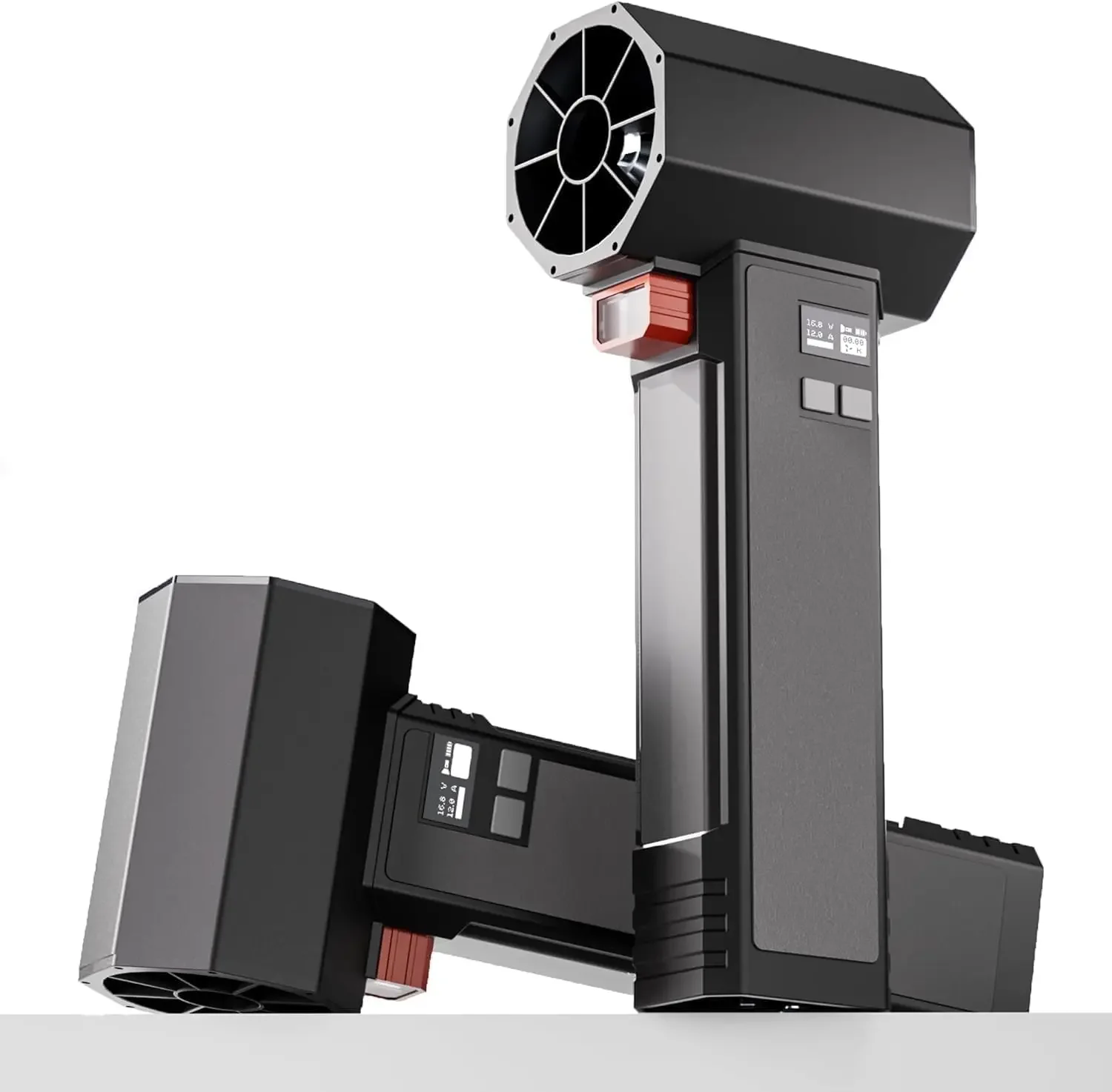 

Turbo Dryer Blower for Cars, Car Dryer Air Blower,1600g Instant Thrust, 4 Speeds, 64MM Super Electric Cordless Leaf Blower for P