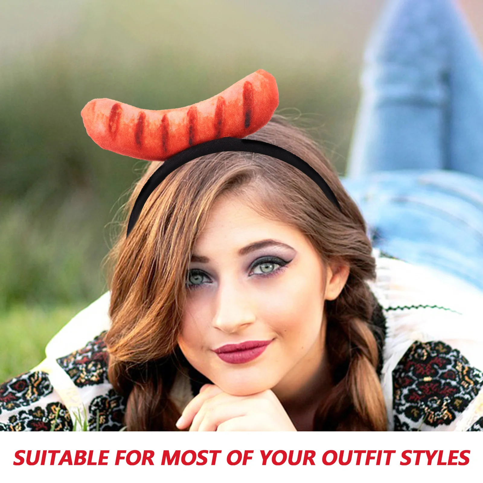 Simulation Lebensmittel Stirnband Neuheit Dress Up Zubehör Frauen Lustige Foto Requisiten Party Kostüm Stirnbänder Geburtstag Bühne Leistung