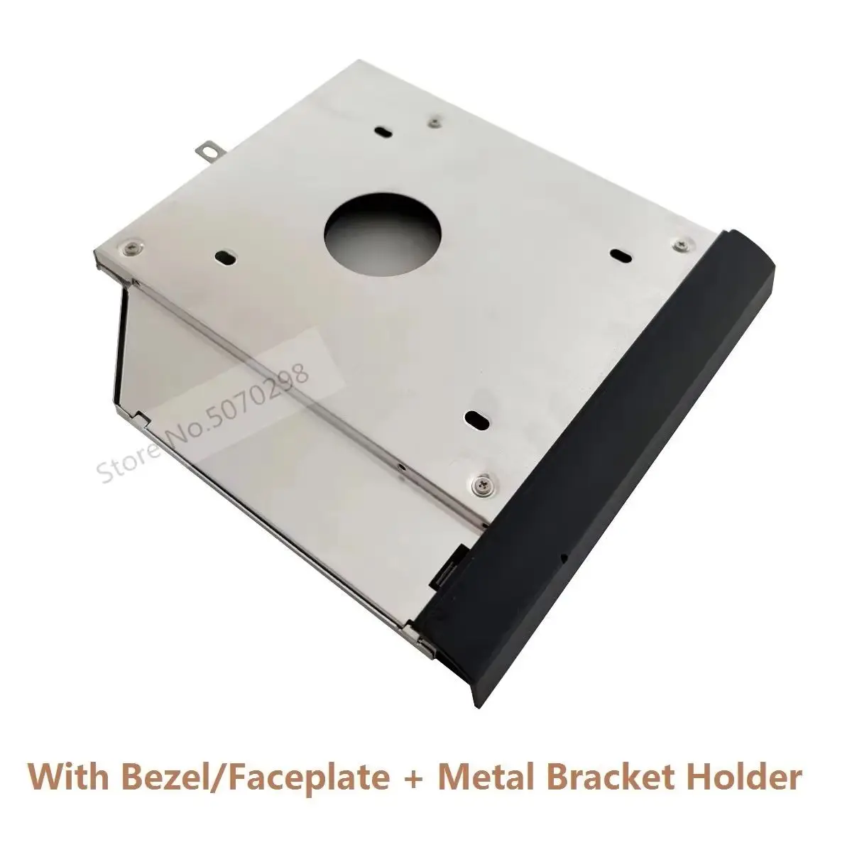 with Bezel Front Panel 2nd 2.5 Hard Drive HDD SSD Optical bay Caddy Frame Bracket for Lenovo ThinkPad E550 E550C E555 E560 E565