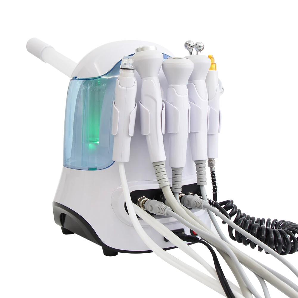 6 in1 H2-O2 Hydro Dermabrasion Bio-lifting Spa Facial Hydro Facial Microdermabrasion Machine Water Dermabrasion Beauty machin