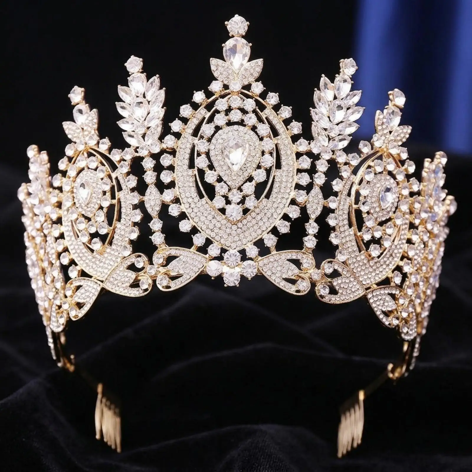 bridal-crown-baroque-wedding-tiara-crown-with-comb-ornate-headpiece-regal-for-brides-weddings-pageants