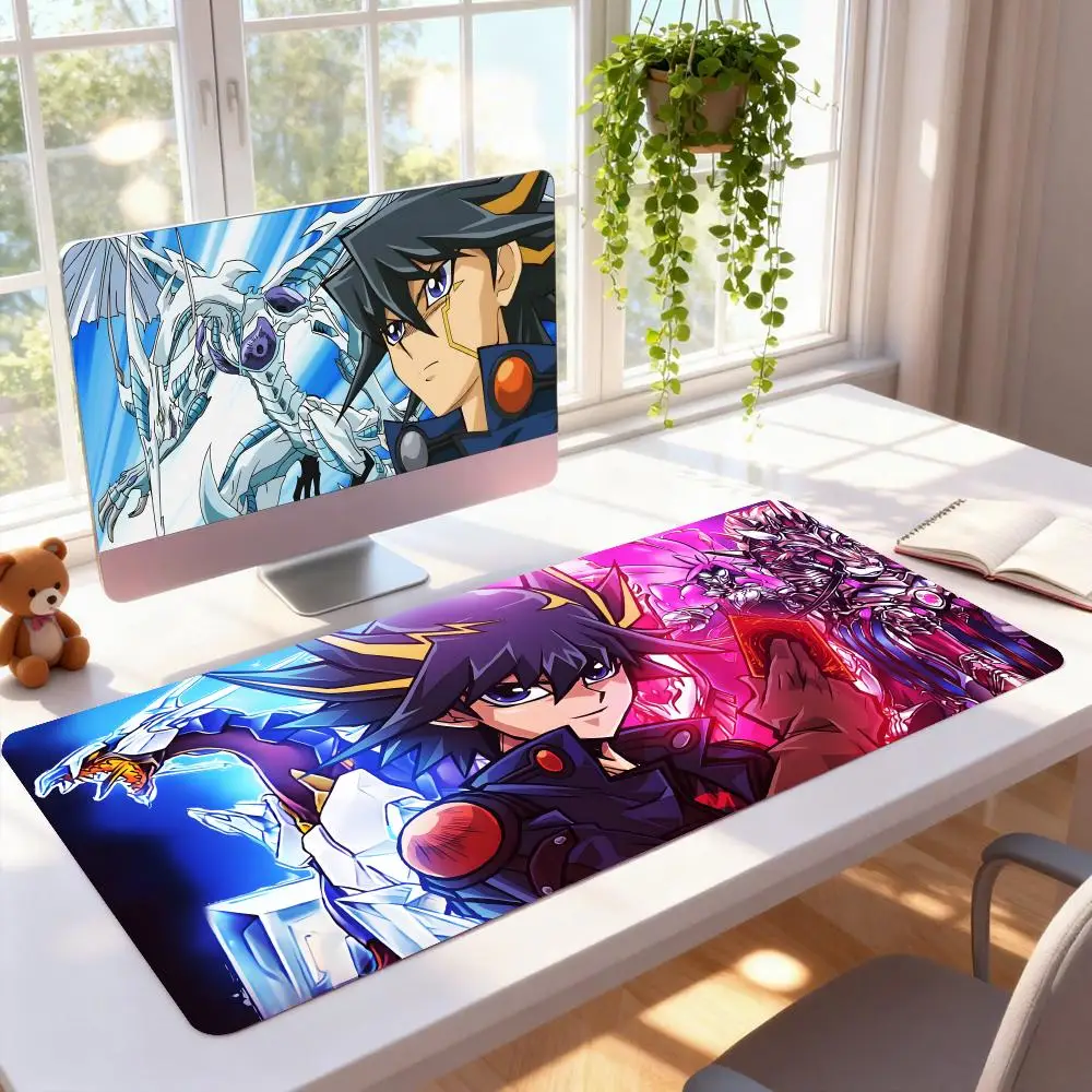 

Yugioh Yusei Fudo коврик для мыши резиновый компьютерный ноутбук официальная игра супер цветной принт эстетический красивый модный роскошный коврик
