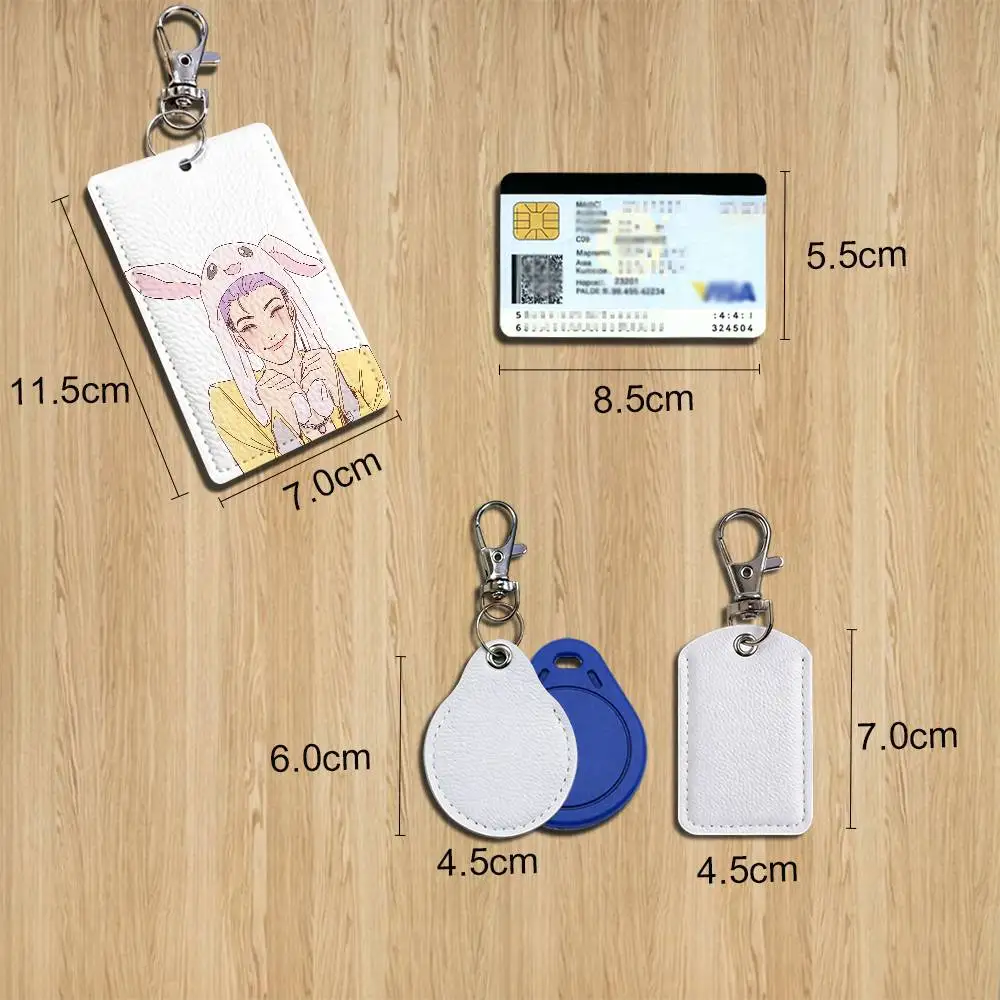 Trickster Dead by Daylight Trapper Card Holder With Keychain Executive Protection For Bank Credit Subway Bus Case