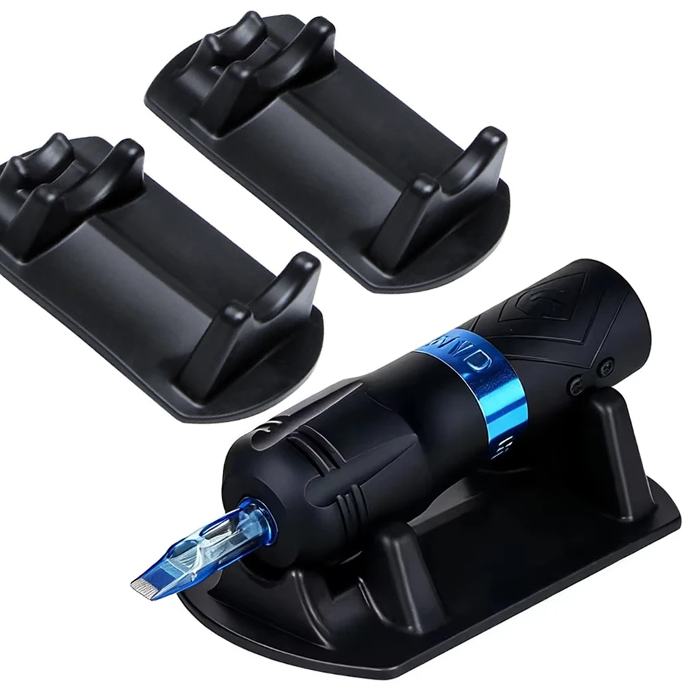 

1/2 шт., силиконовая ручка для татуировки, держатель для машины, противоскользящая легкая подставка, поднос для татуировки, машина для перманентного макияжа