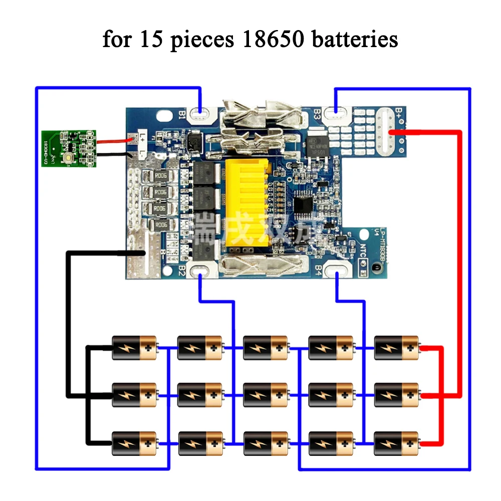 Akkugehäuse Für MAKITA 18V Li-Ion – Batteriegehäuse Mit PCB-Platine, Unbestückt