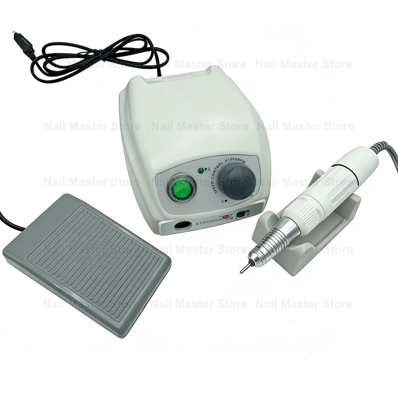 Nouveau 35000 tr/min perceuse à ongles électrique Strong207B 65W Machine de manucure Kit de pédicure H20N pièce à main équipement de lime à ongles outil d'art des ongles