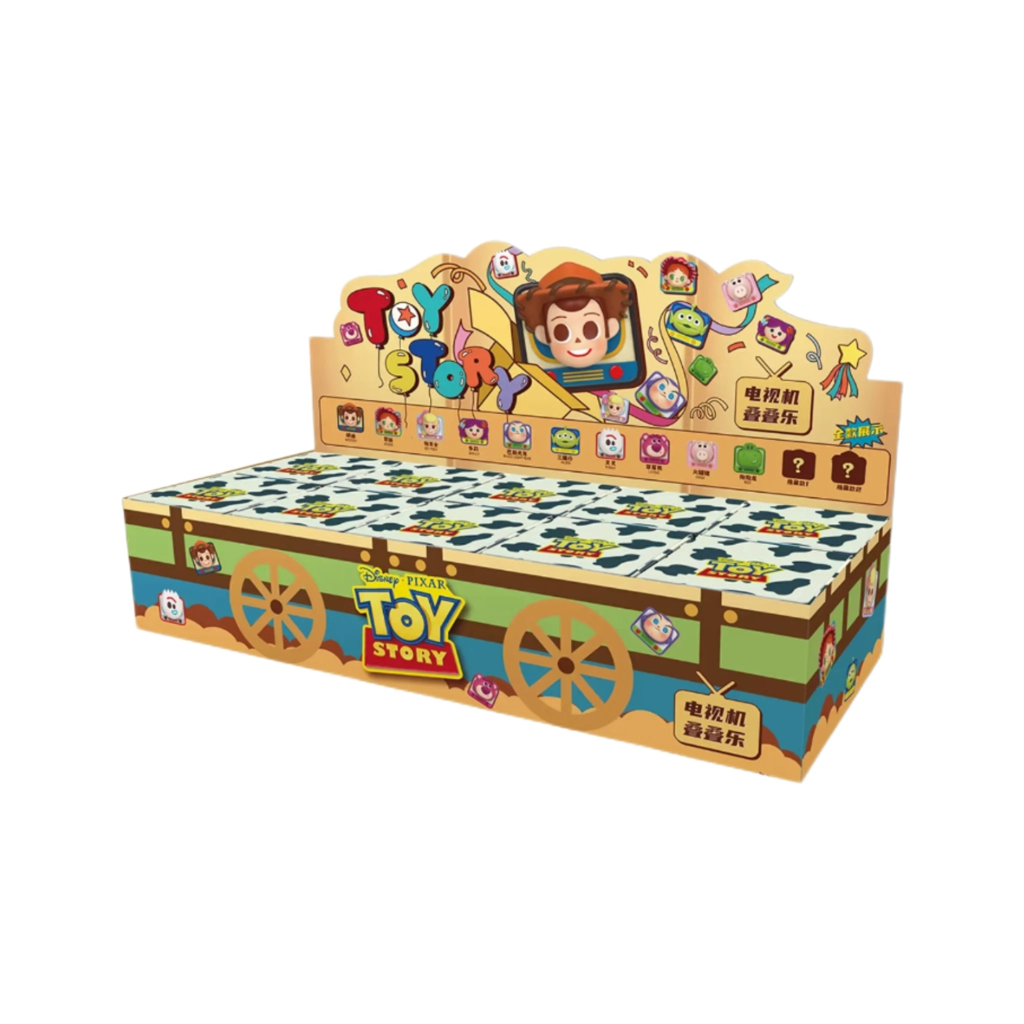 

Morstorm's New Toy Story TV Stacking Music Blind Box Desktop Decoration Small Ornament Buzz Lightyear Toy Gift