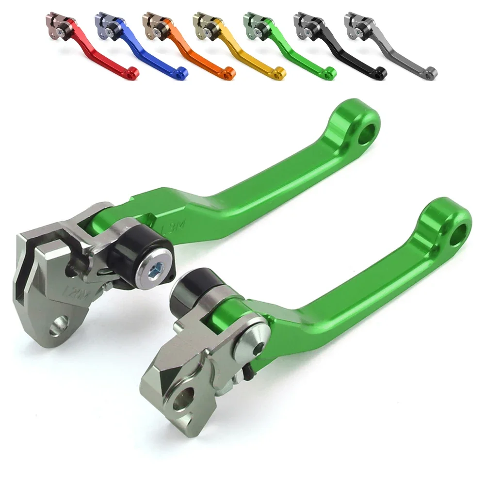 CNC Billet Pivot Foldable Brake Clutch Lever For KAWASAKI KX65 00-19 KX85 01-19 KX125 00-05 KX250 00-04 KX250F 04 Motorcycle