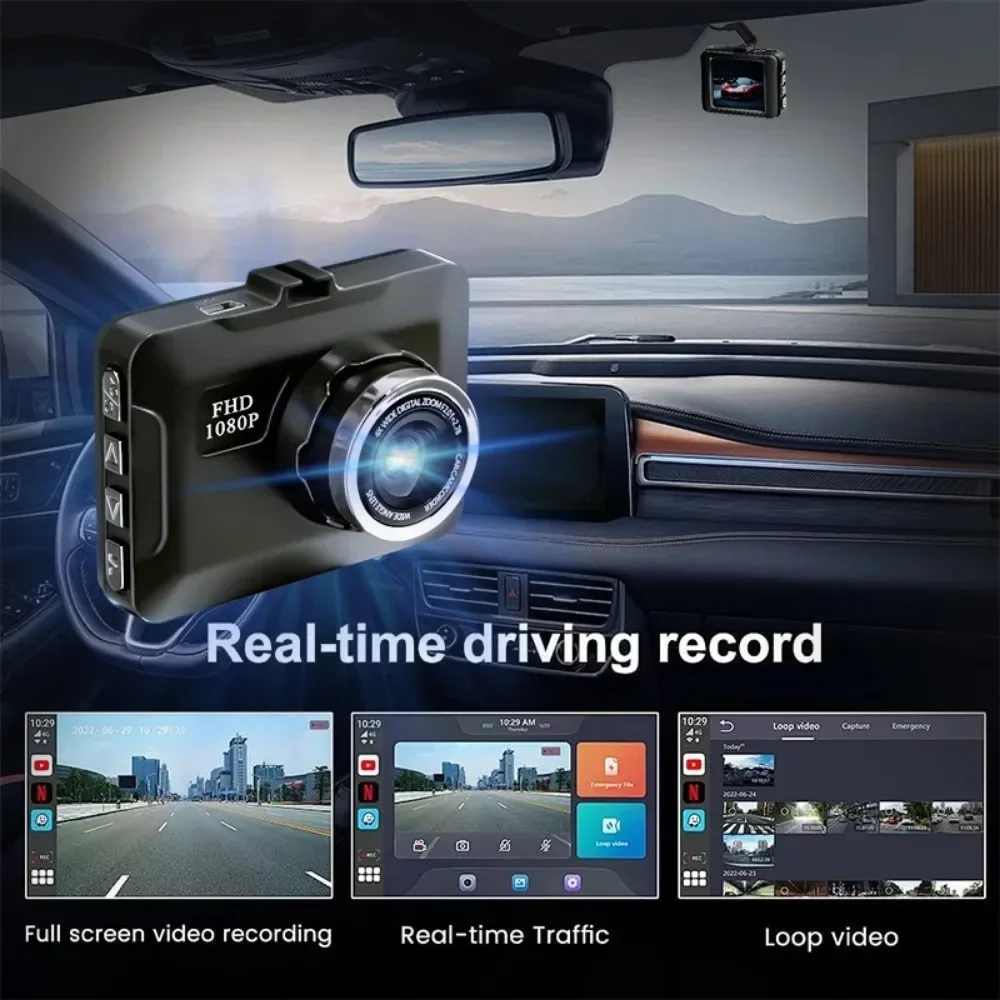 

Car DVR FHD 1080P - 2.0 Inch Mini Dash Cam with Night Vision & Parking Monitor