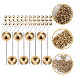 400pcs/box Drawing Pins Pushpin Thumbtack Cork Board Photo Wall Gold Decor Markers Metal Fine Satin Pin Duty free