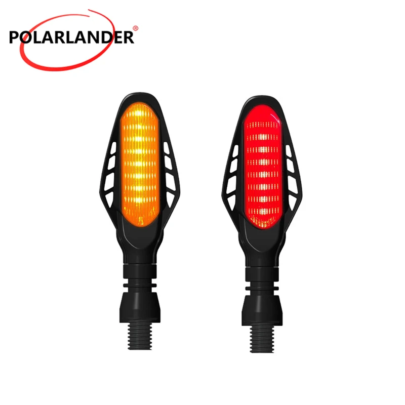 

Многофункциональный светодиодный сигнальный фонарь для мотоцикла 12В IP67 с динамическим свечением (белый, красный, желтый) для квадроциклов и мотоциклов, DRL, стоп-сигнал