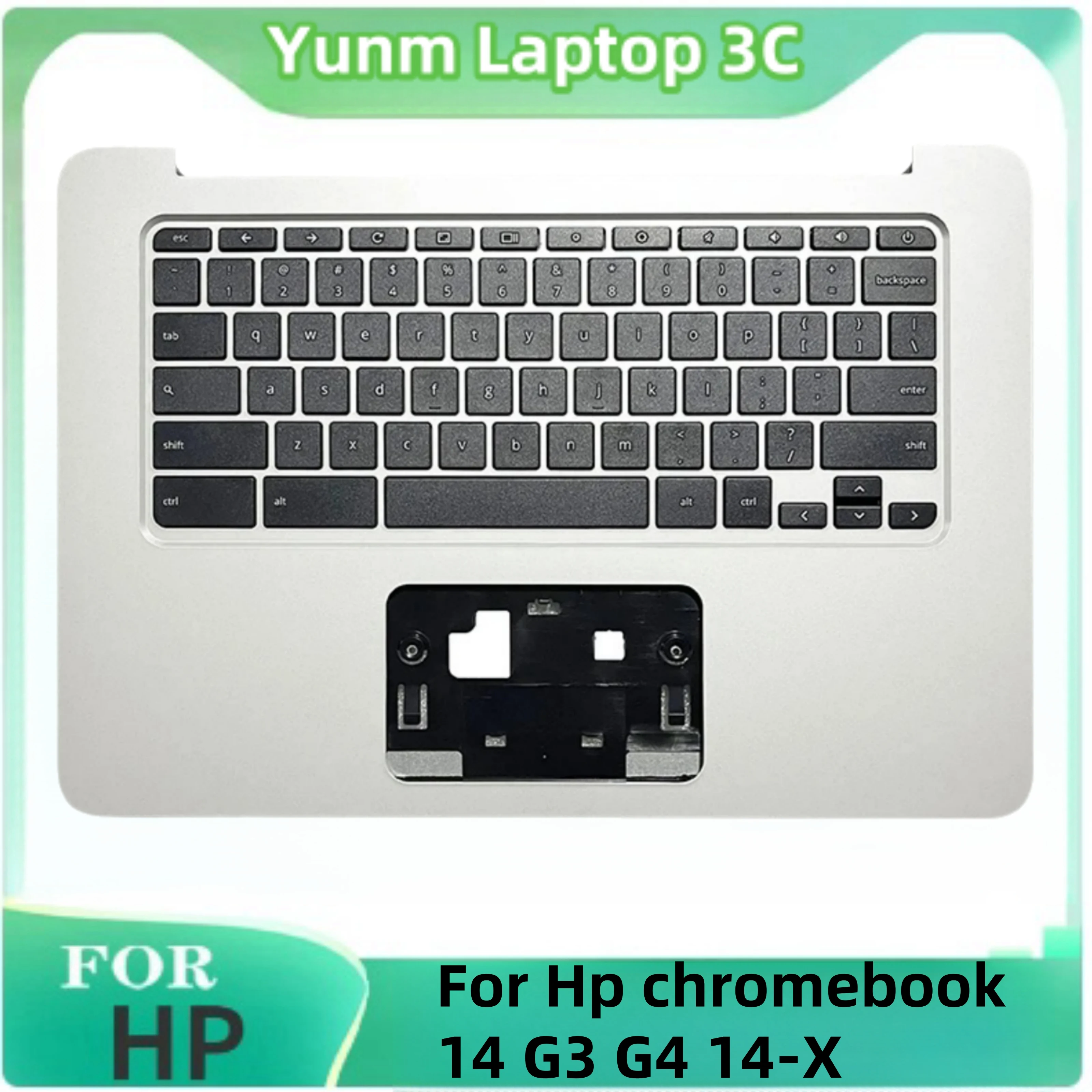 

New Original United States Keyboard Top Case Replacement for HP Chromebook 14 G3 G4 14-X Laptop Laptop Cover English 834913-001