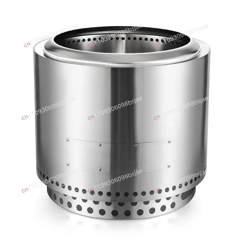 Outdoor camping stainless steel grill iron hand warmer courtyard camping campfire stove barbecue grill portable windproof