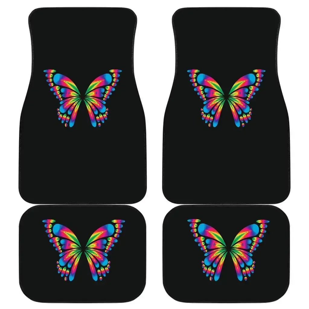 Autism Awareness Butterfly Front And Back Car Floor Mats T051920