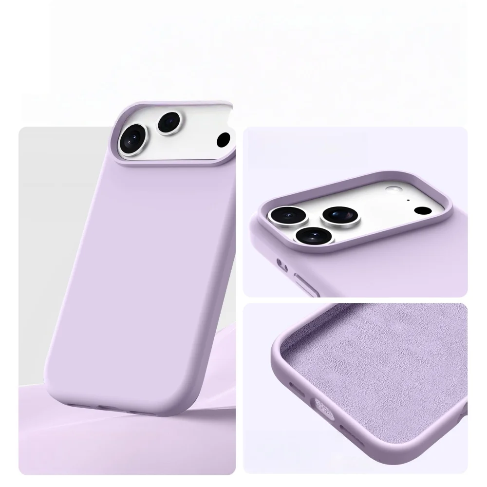 Official Liquid Silicone Case Camera Button Control For iPhone 17 Air 17 Pro Max 16 Plus 17 Candy Color Matte Soft Back Cover - náhled 5