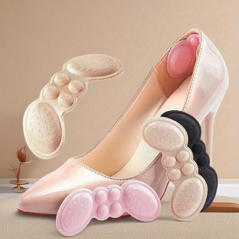 High Heel Anti-slip Stickers Invisible Anti-friction Heel Pads Anti-slip Shoe Protectors Heel Grips Inserts for Blisters Pain