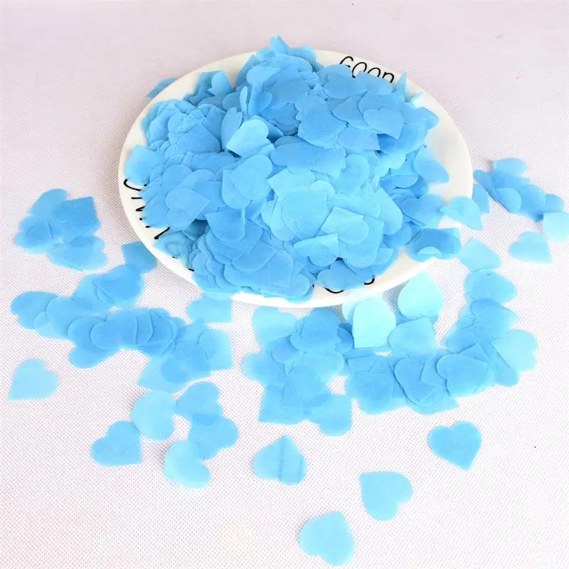 2.5CM Love Heart Confetti Valentine's Day Wedding Party Hand Throwing FlowerPetals Wave Ball Balloon Filled WithPaper Decoration