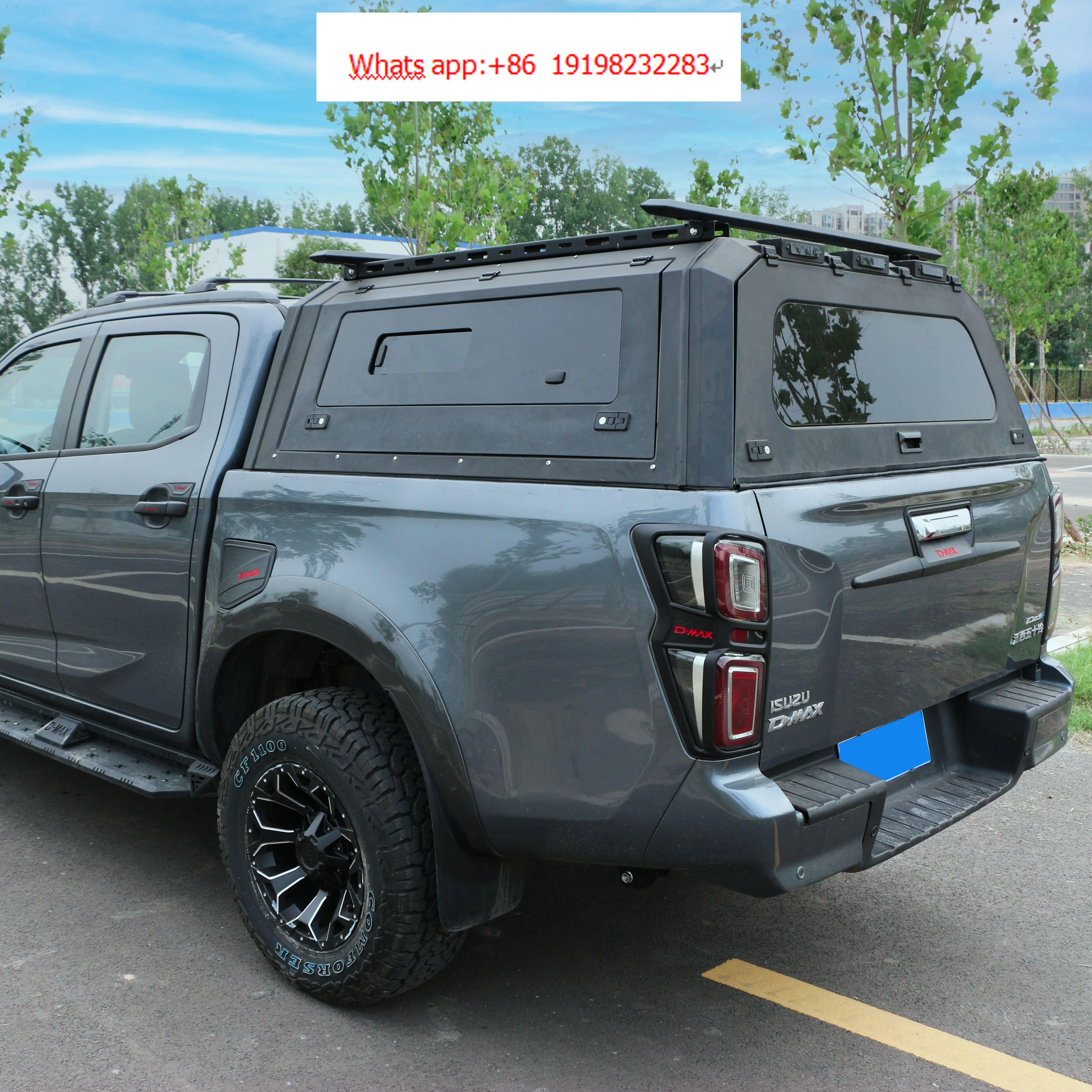 Accesorios a medida, dosel para camioneta de aluminio 4X4, captador de alta resistencia, taponadora de cama dura para ISUZU d-max