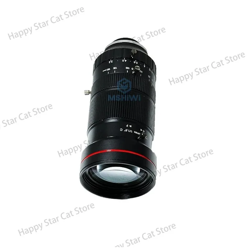 High-Definition Industrial Camera FA Zoom C-Mount Lens 15-185mm 8.0million Low Distortion Machine Vision Telephoto Lens
