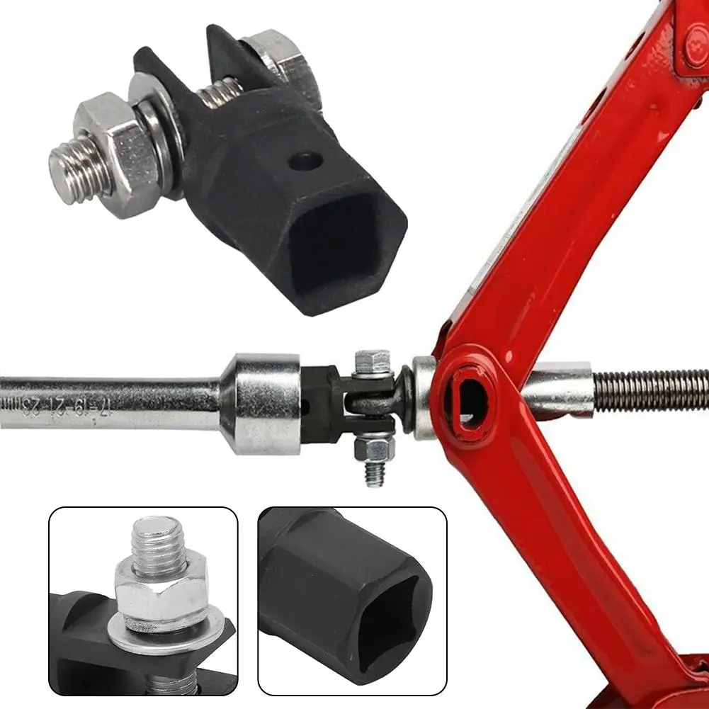 Scissor Jack Adapter 1/2 Inch Vanadium Steel Adapter Wrench Tool Automotive Jack Drill Adapters For Impact Drills Socket M7A3