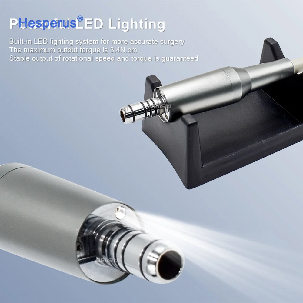 Den tal Motore elettrico con manipoli in fibra ottica a LED ad acqua esterna Motore elettrico senza spazzole Den Tal Motore per la pratica degli studenti
