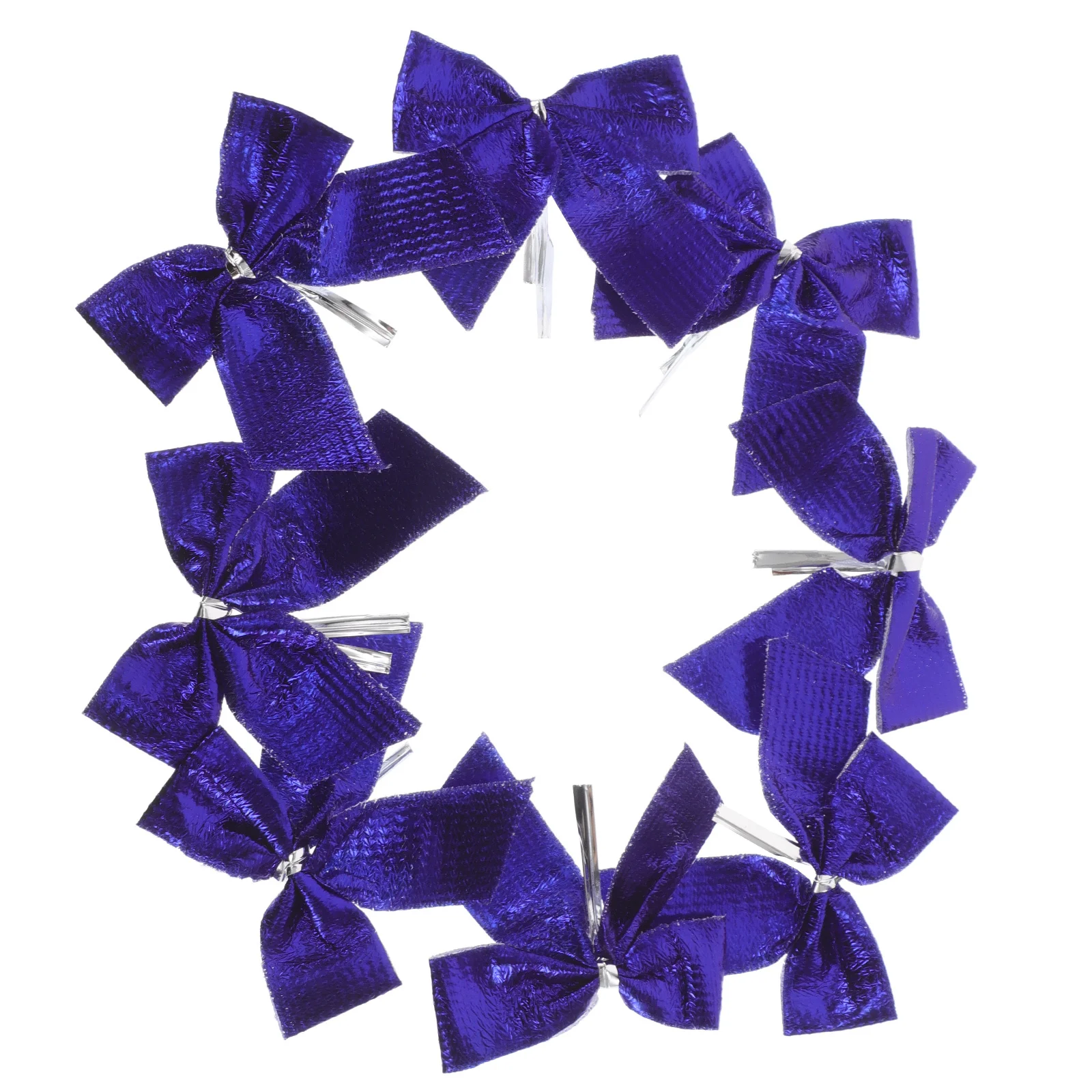 

60pcs Bowknot Hanging Ornament Premium Fabric Christmas Tree Decor Festive Bow Knots For Home Xmas Decorations Party Diy