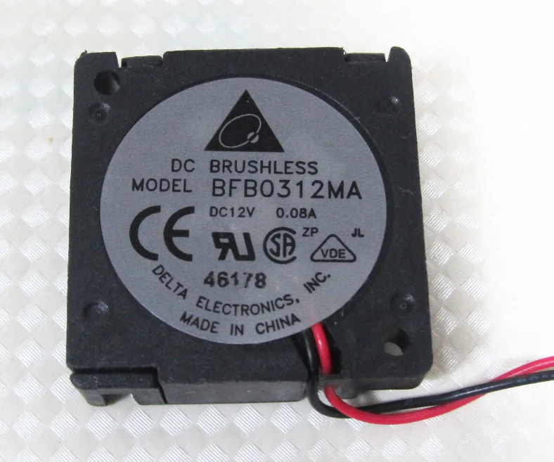 

for 5pcs Delta BFB0312MA 30x30x10mm 3010 12V 0.08A DC Brusheless Blower Fan