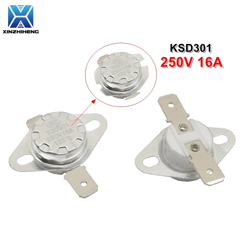 yZ[z(1-10) tbgtbg Z~bN KSD301 16A 250V ʏ xXCb` T[X^bg KSD302 40 65 75 85 95 110~150 C x