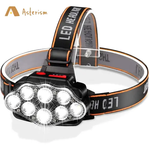 LED 충전식 전조등 높은 루멘 밝은 헤드 램프 8 LED USB 헤드라이트 4 모드 IPX4 방수 헤드 손전등 헤드 라이트 LED 충전식 전조등 높은 루멘 밝은 헤드 램프 8 LED USB 헤드라이트 4 모드 IPX4 방수 헤드 손전등 헤드 라이트