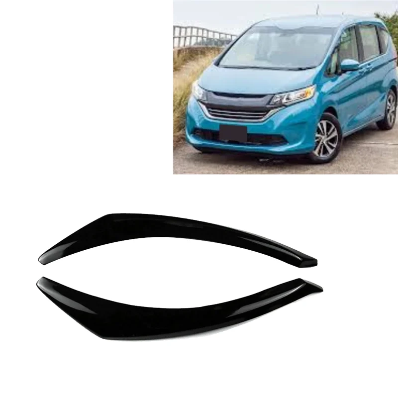 Nieuwe-Auto Koplamp Wenkbrauw Hars Hoofd Licht Ooglid Wenkbrauw Voor Honda Freed GB5 2017-2022