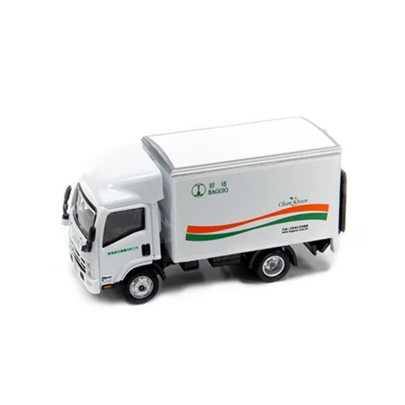 Tiny 1:64  Isu-zu N Series Box Transport Truck Van NO.128 Alloy Simulation Model Car