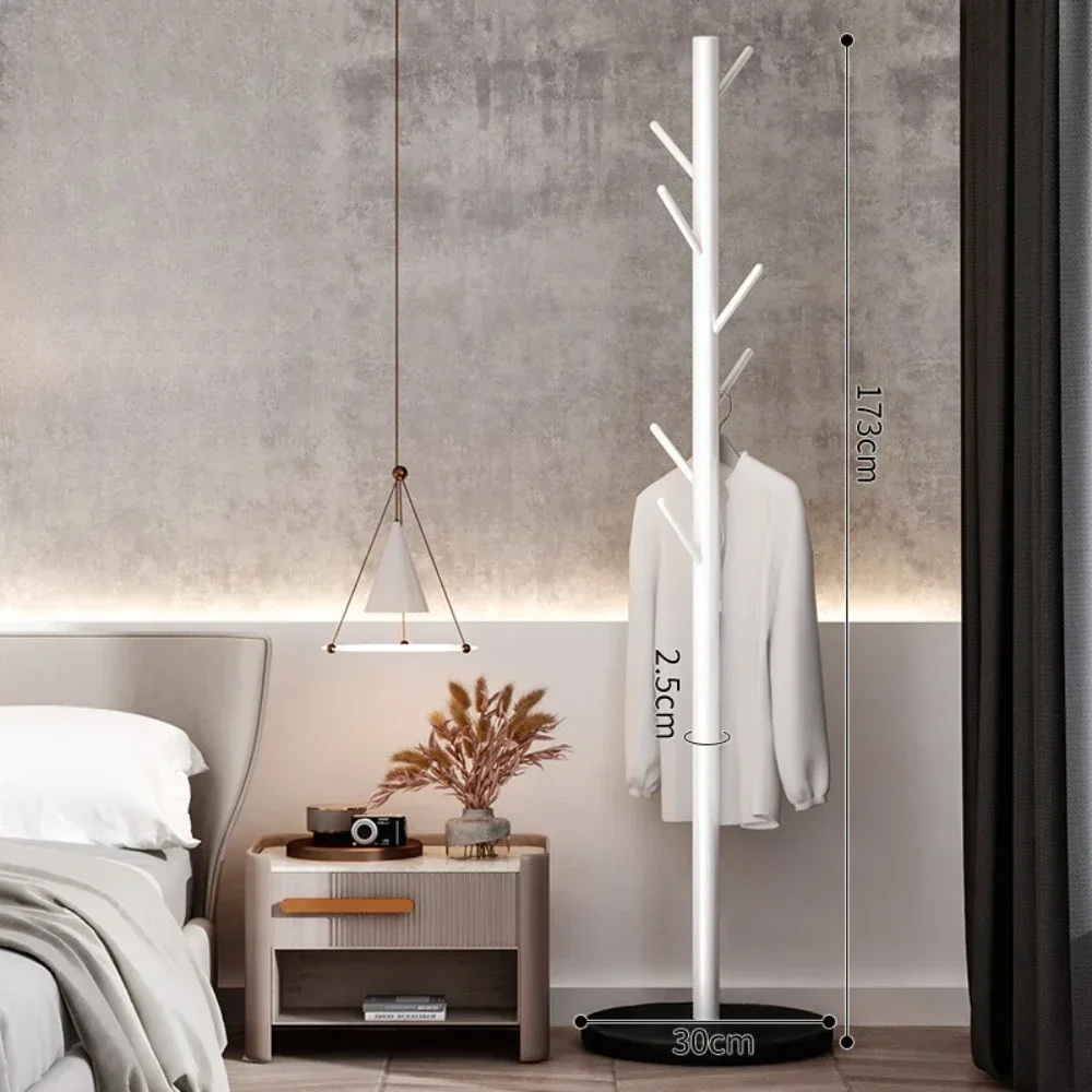 A Floor Standing Clothes Rack Metal Tree Branch Shape Coat Rack Floor Standing Hat Coat Rack