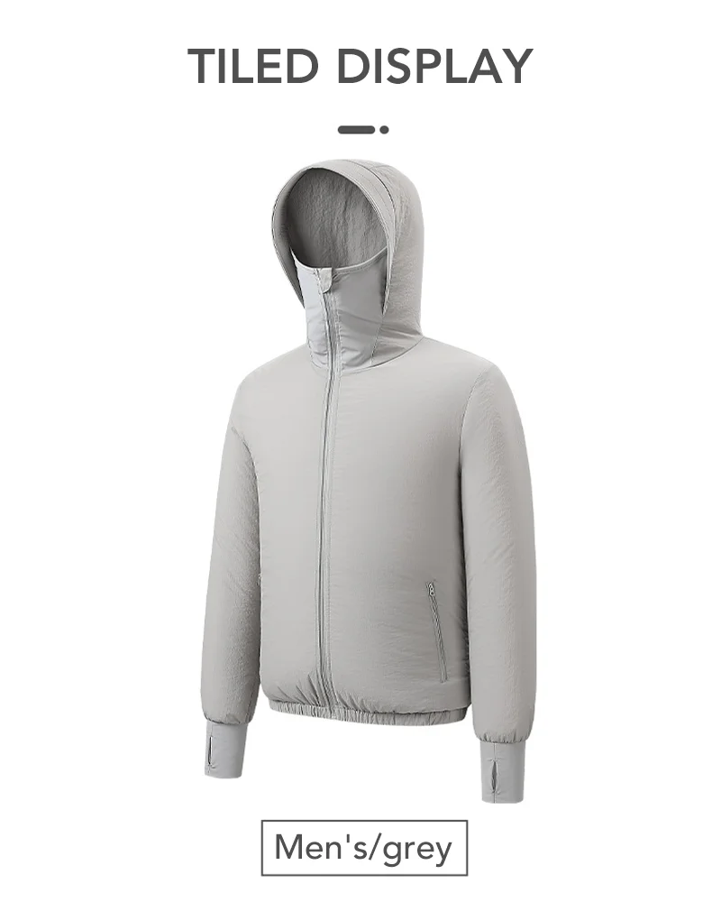 Sommer Paar Stil Klimaanlage Kleidung Eis Jacke mit Fan Reise Sonnenschutz Haut Kleidung Atmungsaktive Outdoor Arbeit Kleidung – Detail 13