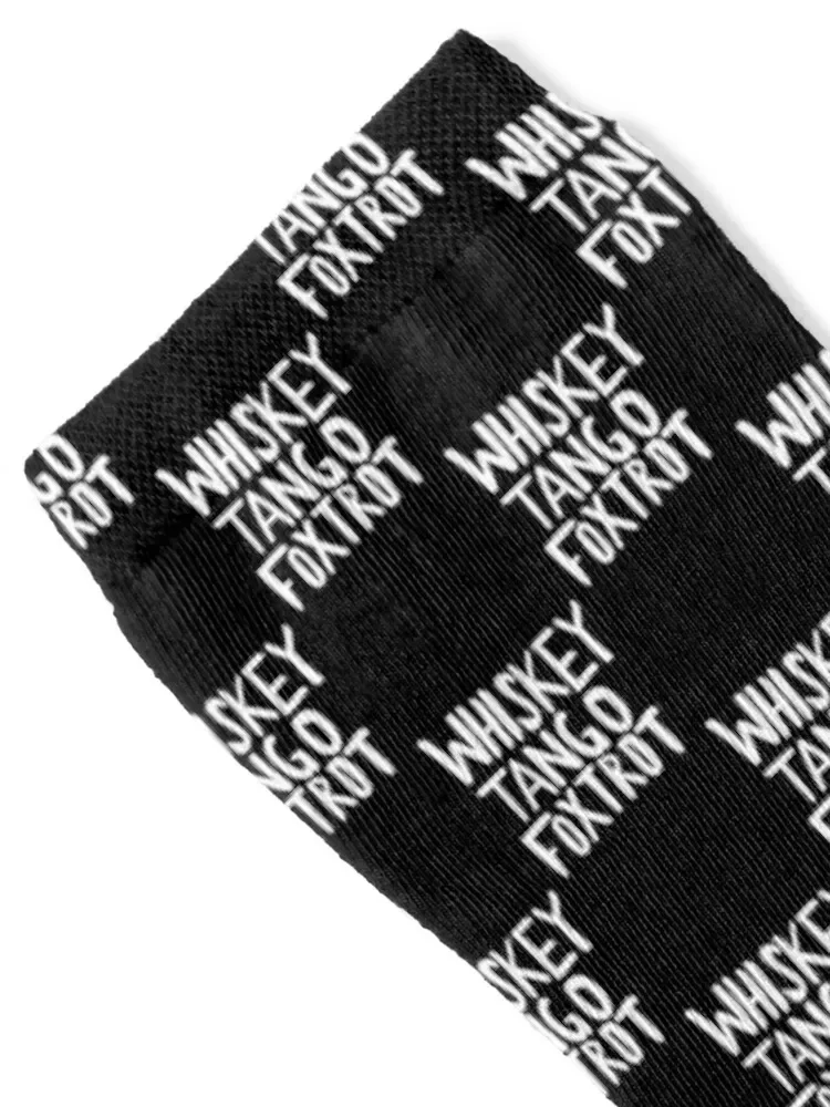 WTF x Whiskey Tango Foxtrot Socks christmass gift Christmas Socks Women Men's