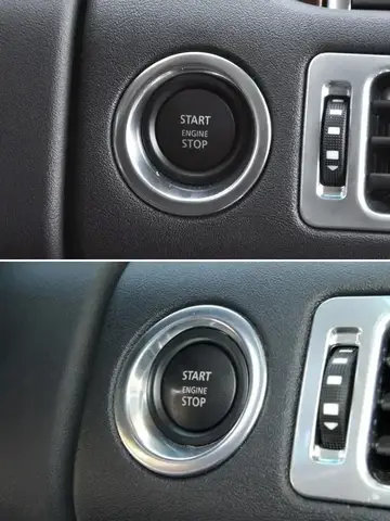 For Land Range Rover Sports Car Start Stop Engine Button Switch One-key Start Button Engine Ignition Switch Cover For 2010-2012