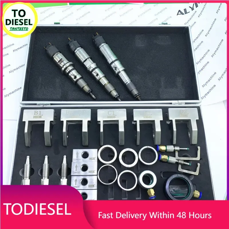 

Universal Diesel Common Rail Injector Oil Return Fixture Clamp Repair Tools for BOSCH DENSO CUMMINS