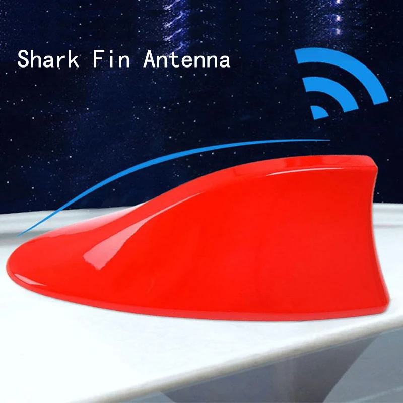 Universal Shark Fin Car Radio Shark Antenna Radio FM Signal Design Aerials Antenna Car Styling Decoration