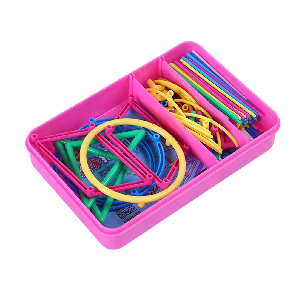 

1Set Mathematics Geometry Graph Frame Creative Educational Learning Set for Kids Early Development Logical Thinking Cognitive