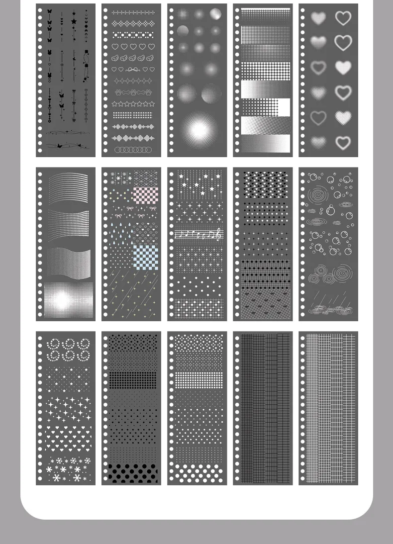 Journal GO 30-seitiges Spitzen-Polkadot-PET-Aufkleberbuch Ästhetisches Scrapbook DIY Niedliche Aufkleber für Karten, Tagebücher, Bastelarbeiten und Dekoration – Detail 15