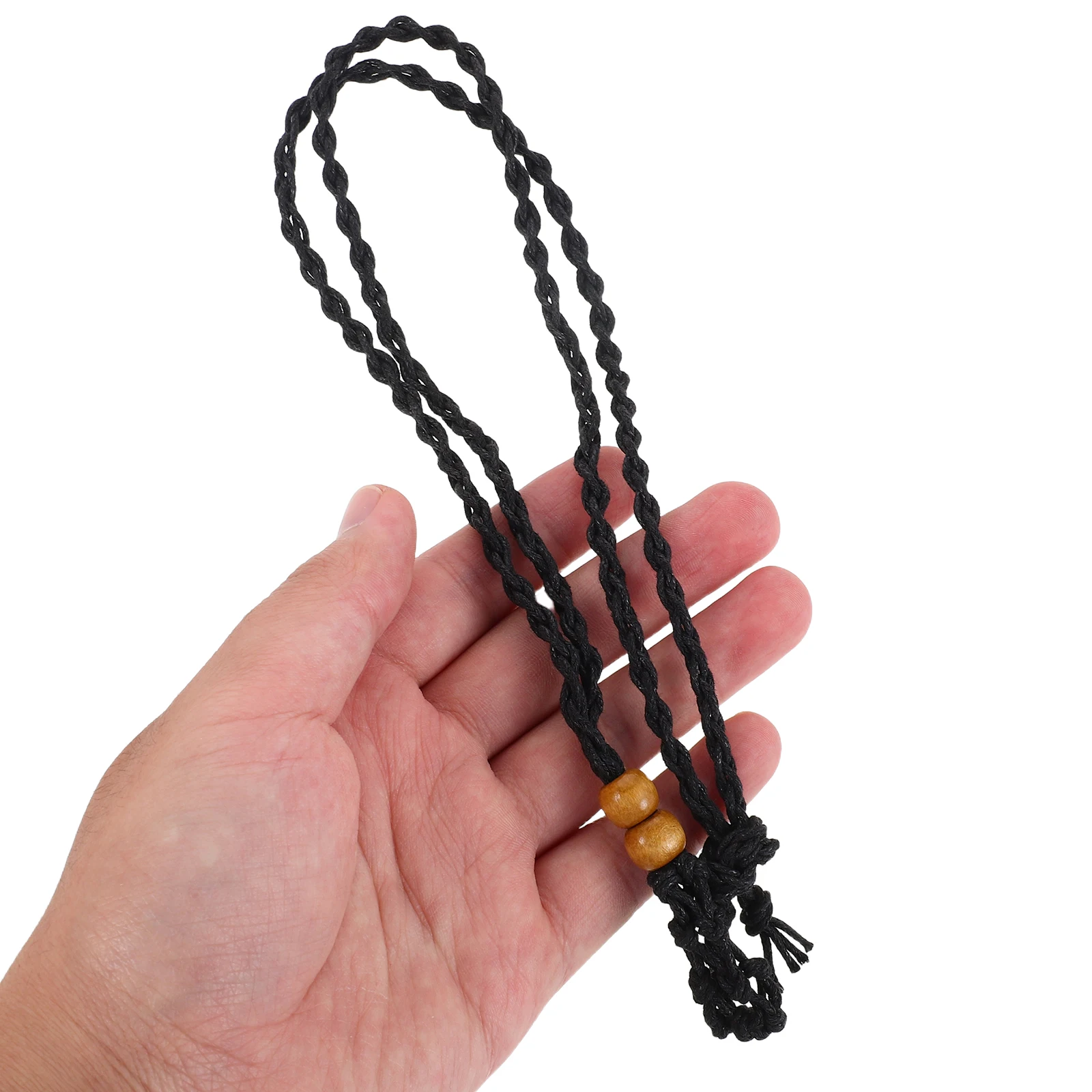 

4Pcs Adjustable Crystal Cage Necklace Stone Holder Mesh Pendant Cord Quartz Stone Holder Necklace for Daily Wear