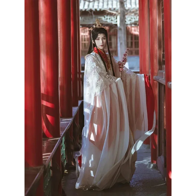 Небесные чиновники Bless The Crown Prince Joy God Xie Lian Cos Feather Que Peacock Косплей Костюм Хан Фу Одевание на Хэллоуин