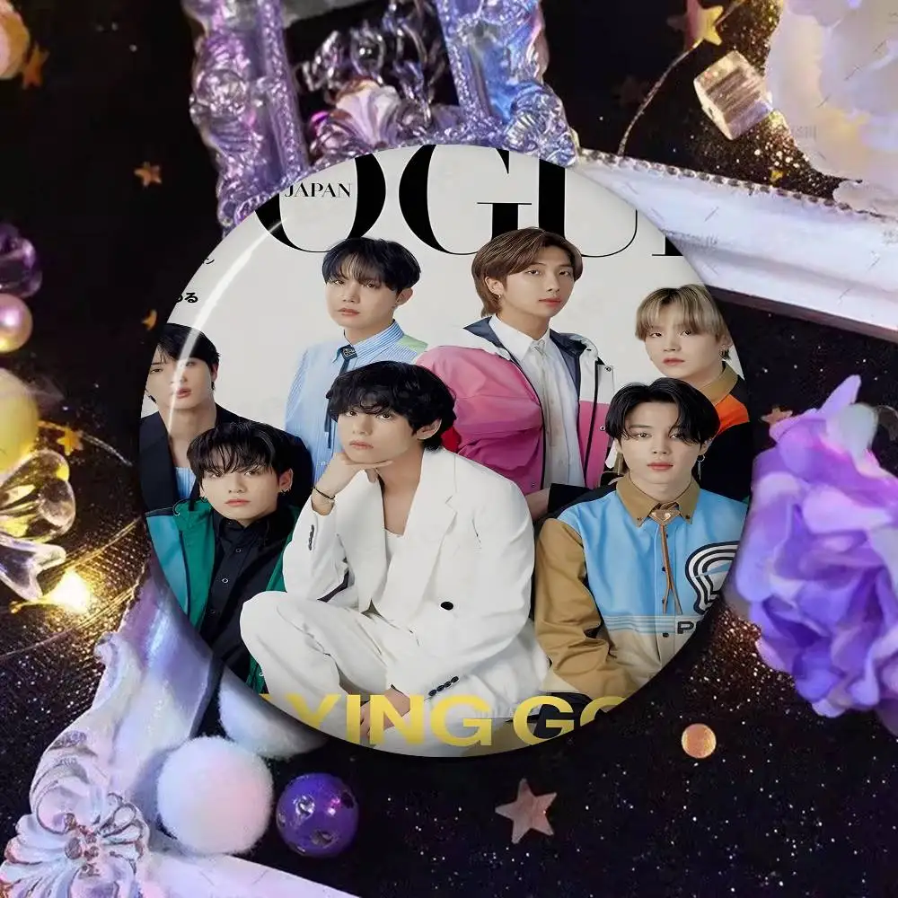 BTS Anime Button Pin: The Ultimate Fashion Statement for K-POP Fans