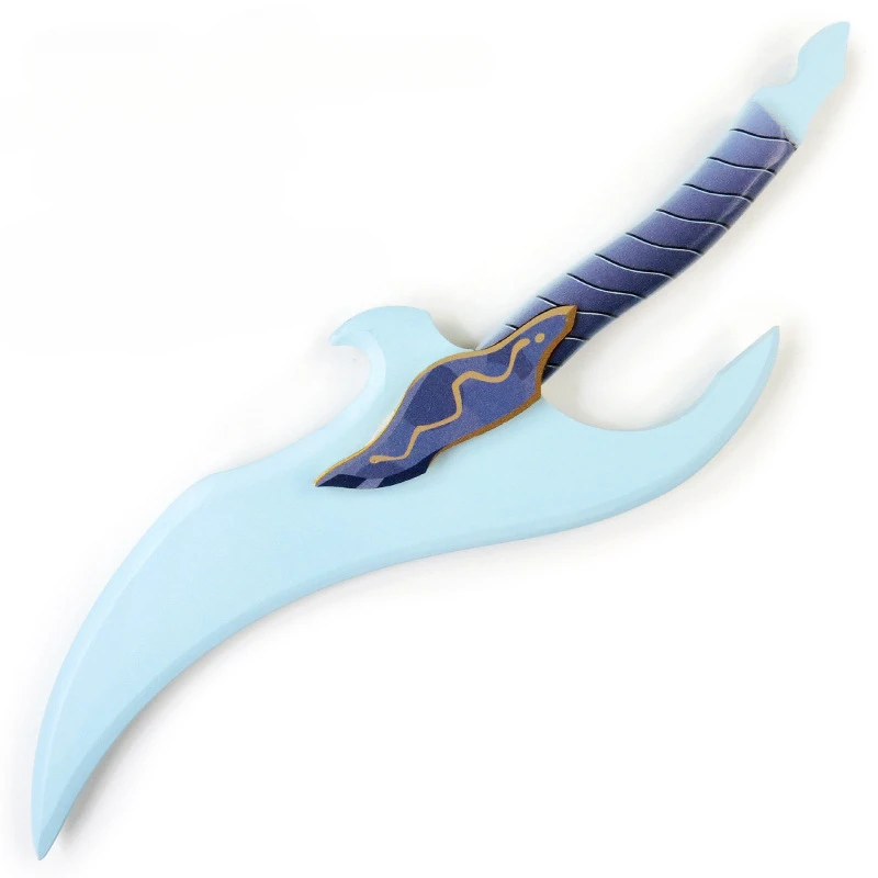 52cm/58cm Anime peryferyjne Solo poziomowanie Cheng Xiaoyu rycerz zabójca kły zabawki Cosplay Katana drewniane rekwizyty bezpieczeństwa ozdoby prezenty