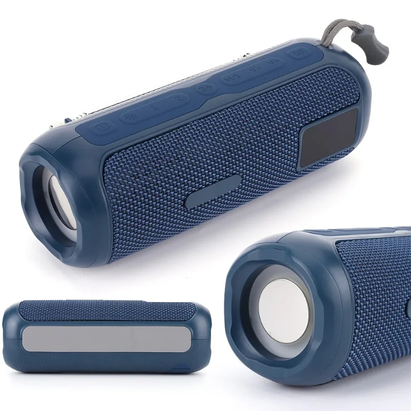 20W พร้อมจอแสดงผล Bluetooth-ลําโพง AUX TF Card ใส่ AM วิทยุ FM สําหรับ Home Shower กลางแจ้งชายหาด