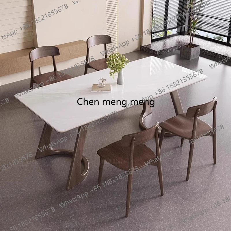 Terrace Clean Dining Table Cheap Balcony Mid Century Nordic Modern Luxury Dining Table Makeup Mesas De Comedor Salon Furniture
